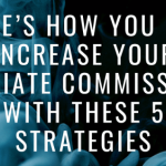 Affiliate marketing commissions and payments